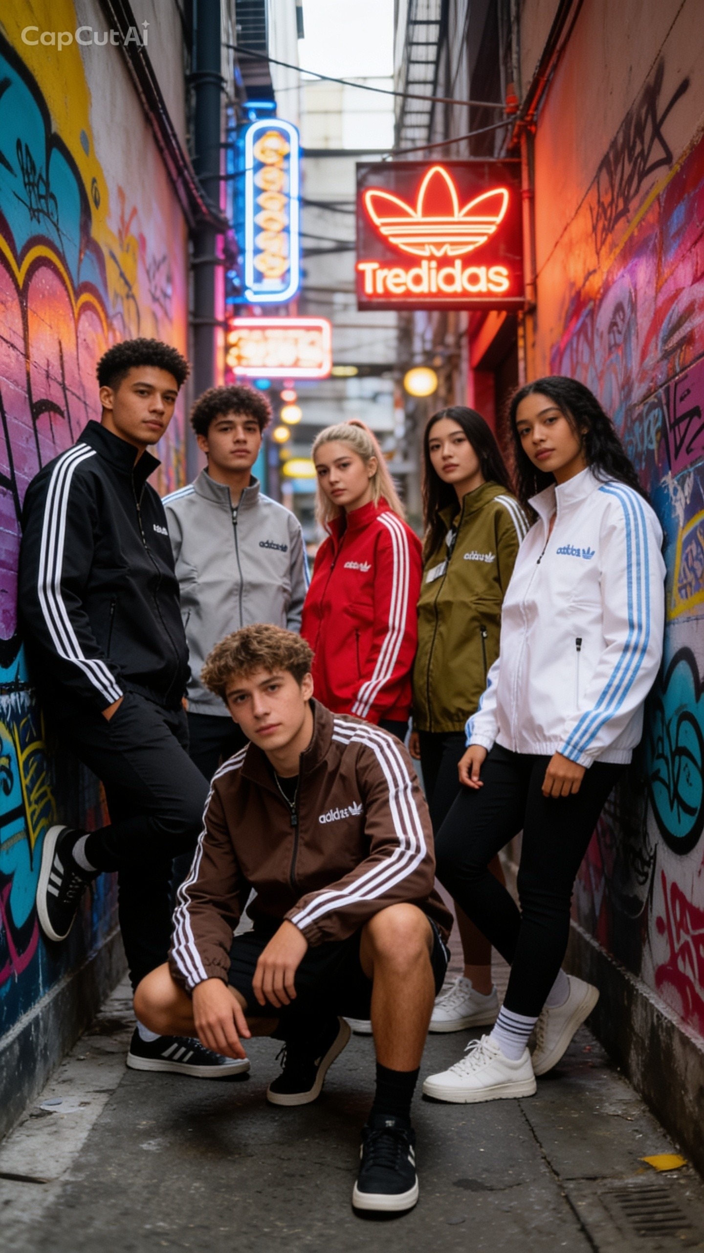 Swanq Adidas Trefoil Track Jacket